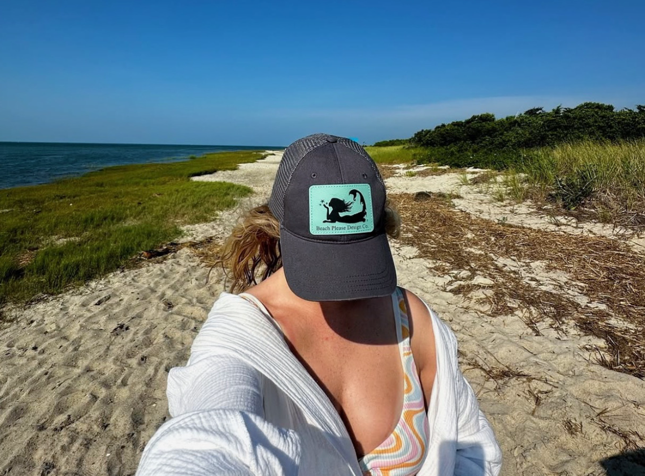 Beach Please Signature Rope Patch Hat