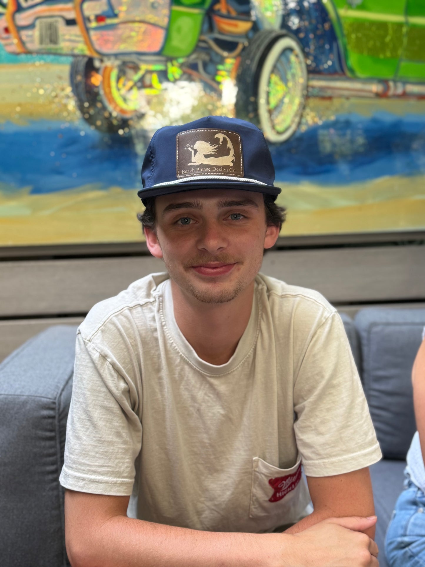 Beach Please Signature Rope Patch Hat